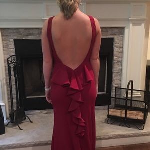 Nordstrom wine colored beautiful dress